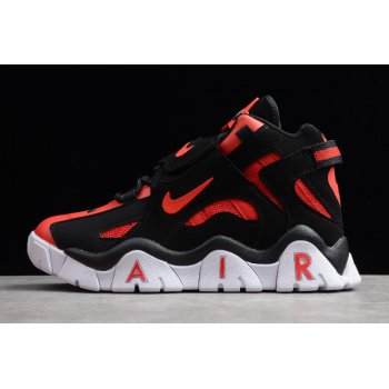 2019 Nike Air Barrage Mid QS University Red Black-White CD9329-006 Shoes